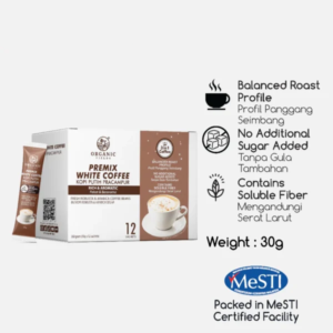 ORGANIC FIELDS White Coffee 30gm x 12s