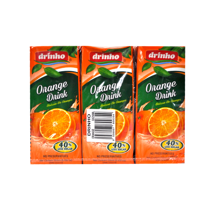 DRINHO Orange Drink 6x250ml - Image 2