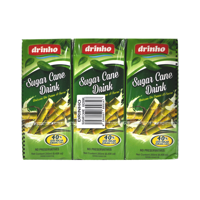DRINHO Sugar Cane Drink 6x250ml - Image 2