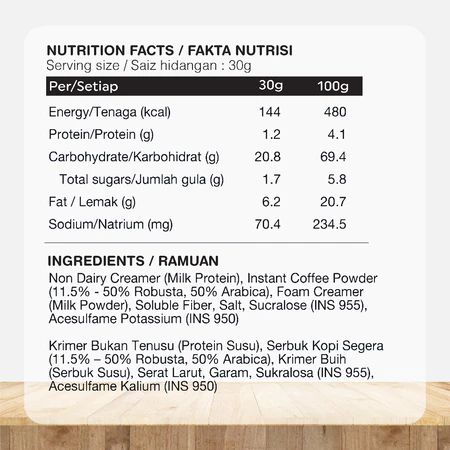 ORGANIC FIELDS White Coffee 30gm x 12s - Image 3